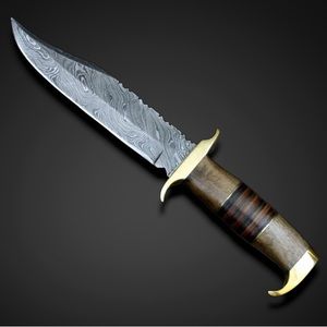 Damascus knife. Hand made, Brand New.